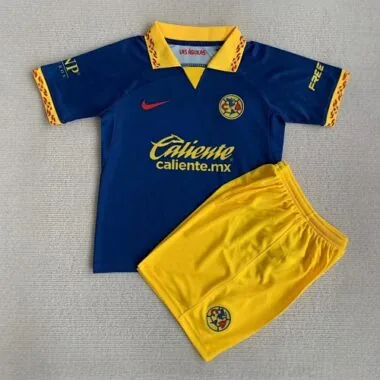 23-24 Club América Away Kids Kits Children Suits