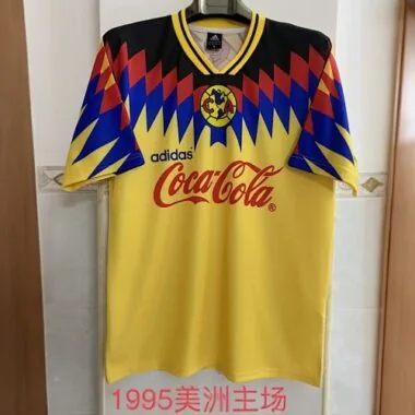 95-96 Club America Home Retro Kit Vintage Shirt