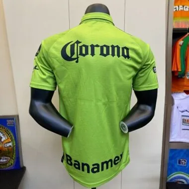 14-15 Club America Third Retro Kit Green Vintage Shirt