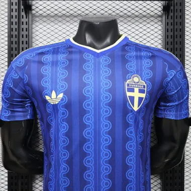 Equipamento de visitante da Suécia para a Copa do Mundo de 2026 – Camisola de futebol barata – Venda por grosso na Yupoo