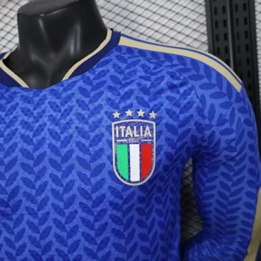 2026 Player Italy Home Long Sleeve Kit S-3XL World Cup Cheap Football Jersey Wholesale Yupoo