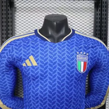 2026 Player Italy Home Long Sleeve Kit S-3XL World Cup Cheap Football Jersey Wholesale Yupoo
