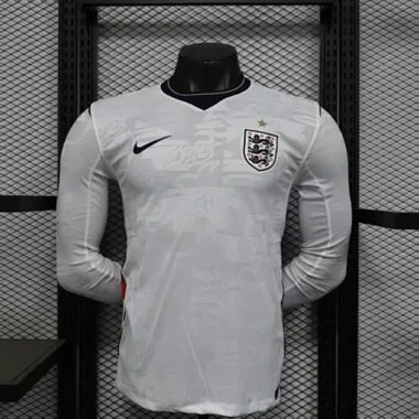 2026 Player England Home Long Sleeve Kit S-3XL World Cup Cheap Football Jersey Wholesale Yupoo