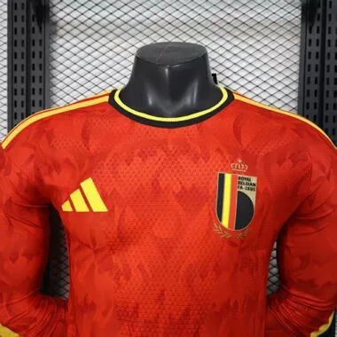 2026 Player Belgium Home Kit S-3XL World Cup Cheap Football Jersey Wholesale Yupoo