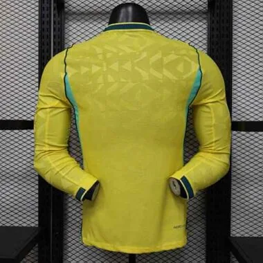 2026 Player Brazil Home Long Sleeve Kit S-3XL World Cup Cheap Football Jersey Wholesale Yupoo