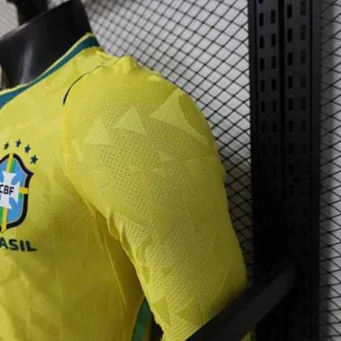 2026 Player Brazil Home Long Sleeve Kit S-3XL World Cup Cheap Football Jersey Wholesale Yupoo