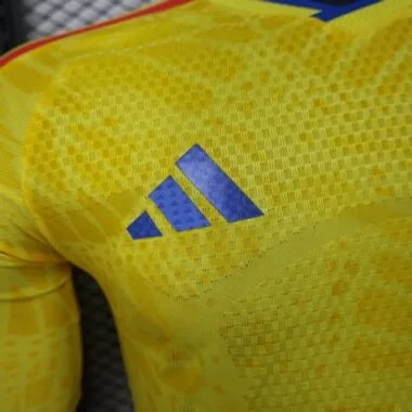 2026 Player Colombia Home Long Sleeve Kit World Cup S-3XL Cheap Football Jersey Wholesale Yupoo
