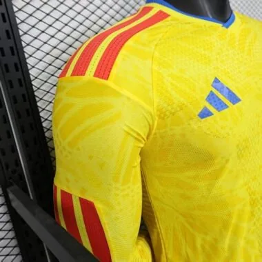 2026 Player Colombia Home Long Sleeve Kit World Cup S-3XL Cheap Football Jersey Wholesale Yupoo