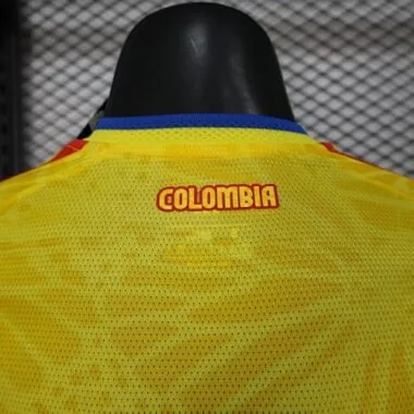 2026 Player Colombia Home Long Sleeve Kit World Cup S-3XL Cheap Football Jersey Wholesale Yupoo