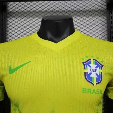 25-26 Player Brazil Yellow Special Edition Kit S-2XL Cheap Football Jersey Wholesale Yupoo