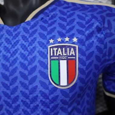 2026 Player Italy thuis Kit World Cup voetbalshirt albumfoto 3