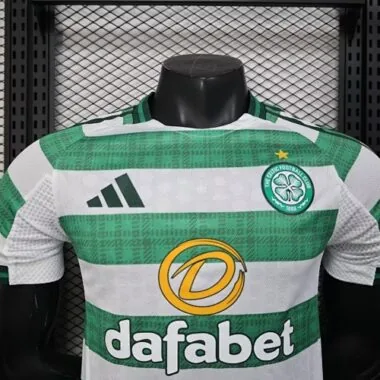 25-26 Players Celtic Home Kit Cheap Football Jersey Wholesale Yupoo