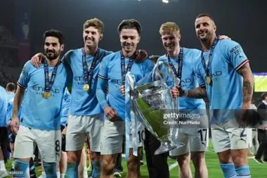 22-23 Retro Player Manchester City Home Kit Cheap Football Jersey Wholesale Yupoo