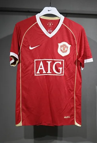 06-07 Retro Player Manchester United Home Kit Cheap Football Jersey Wholesale Yupoo