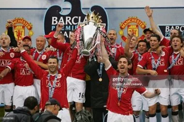 06-07 Retro Player Manchester United Home Kit Cheap Football Jersey Wholesale Yupoo