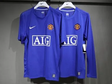 08-09 Retro Player Manchester United Third Away Kit Cheap Football Jersey Wholesale Yupoo