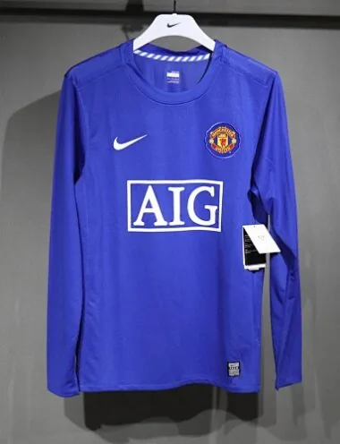 08-09 Retro Player Manchester United Third Away Kit Cheap Football Jersey Wholesale Yupoo