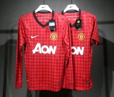 12-13 Retro Player Manchester United Home Kit Long Sleeve Cheap Football Jersey Wholesale Yupoo