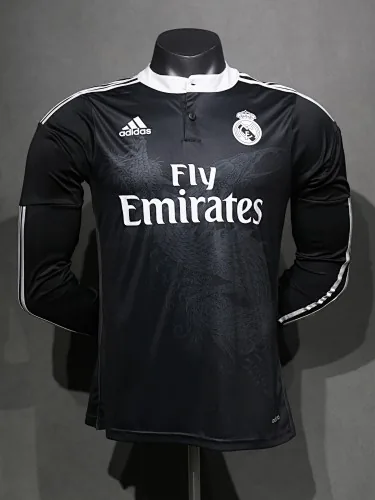 14-15 Retro Player Real Madrid Third Away Kit Long Sleeve Cheap Football Jersey Wholesale Yupoo