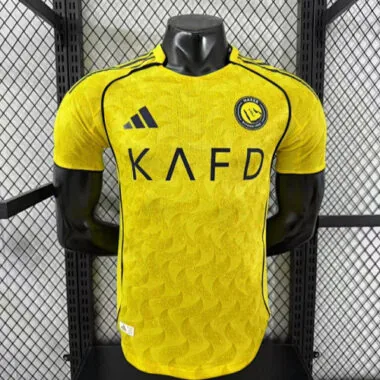 25-26 Al-Nassr Home Kit Player Version Shirt Cheap Football Jersey Wholesale Yupoo