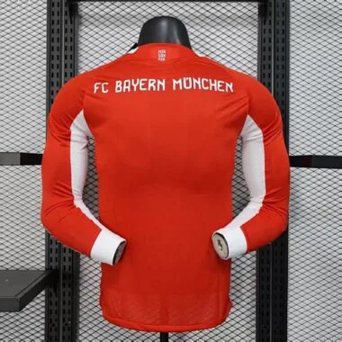 25-26 Player Long Sleeves Bayern Home S-XXL Cheap Football Jersey Wholesale Yupoo