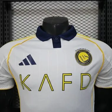 Maillot de football Al-Nassr (3e tenue d'extérieur) pour 25-26 joueurs, tailles S à XXL, pas cher, vente en gros sur Yupoo