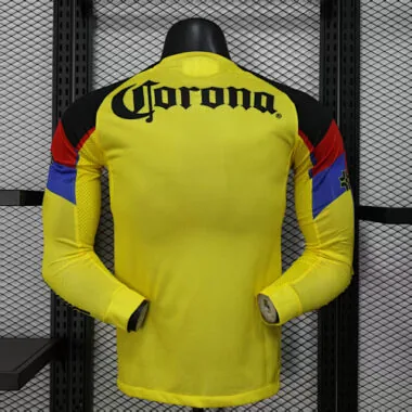 25-26 Club America Home Long Sleeve Kit Player Version Shirt Cheap Football Jersey Wholesale Yupoo