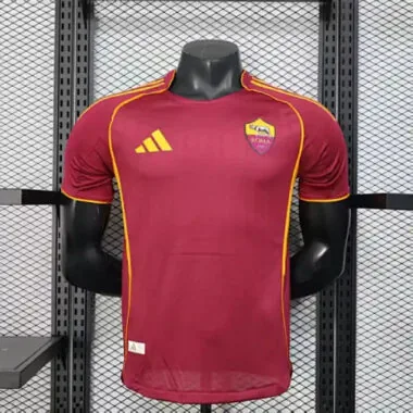 25-26 Players Roma Home Kit Cheap Football Jersey Wholesale Yupoo