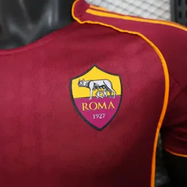 25-26 Players Roma Home Kit Cheap Football Jersey Wholesale Yupoo