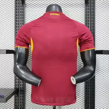 25-26 Players Roma Home Kit Cheap Football Jersey Wholesale Yupoo
