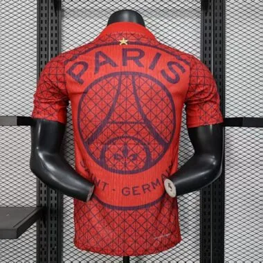 25-26 Players PSG Pre-Match Training Kit Cheap Football Jersey Wholesale Yupoo