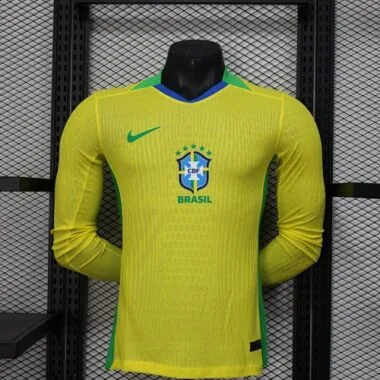 2025 Player Long sleeves Brazil Home S-XXL