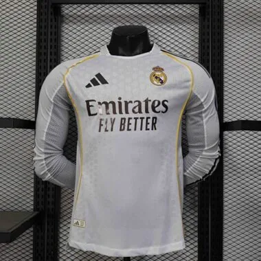 25-26 Player Long sleeves Real Madrid Home Kit S-3XL
