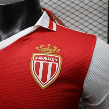 2024 Monaco Home Player Version Soccer Jerseys Yupoo