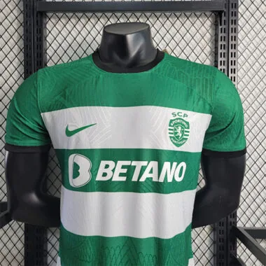 23-24 Sporting Lisbon Home Kit Player Version Shirt Football Jerseys Yupoo