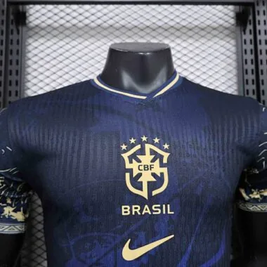 2024 Brazil Special Edition Navy Kit Player Version Shirt