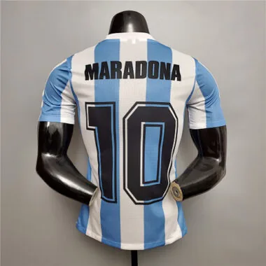 1986 Argentina home 10# Maradona Player version
