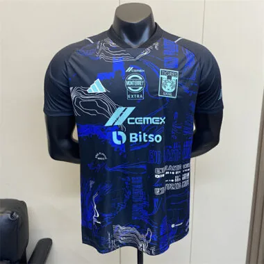 2023/24 Tigres UANL Black Special Edition Navy Player Version Shirt
