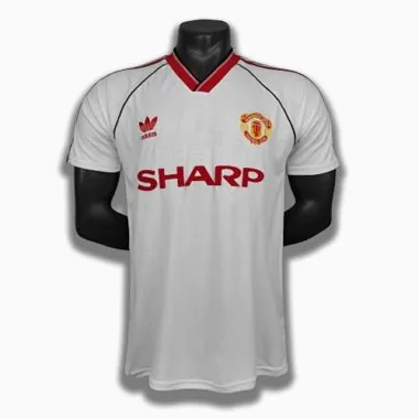 88-89 Manchester United away white