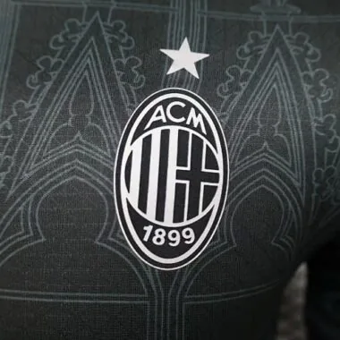 2023/24 AC Milan Fourth Kit Black Player Version Shirts