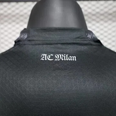 2023/24 AC Milan Fourth Kit Black Player Version Shirts
