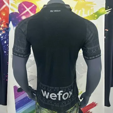 2023/24 AC Milan Fourth Kit Black Player Version Shirts