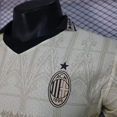 2023/24 AC Milan Fourth Kit Beige Player Version Shirts