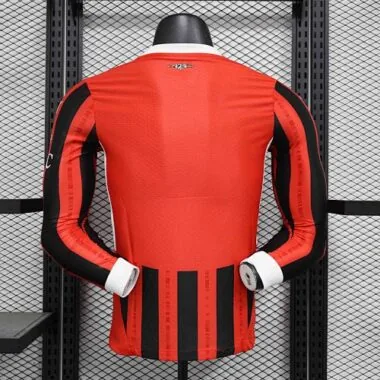 2024/25 AC Milan Home Long Sleeve Player Version Shirt