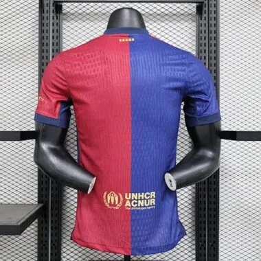 24-25 Barcelona Home Kit Without Sponsor Text Player Version Shirt S-5XL