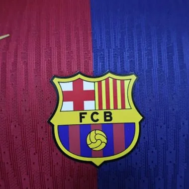 24-25 Barcelona Home Kit Without Sponsor Text Player Version Shirt S-5XL