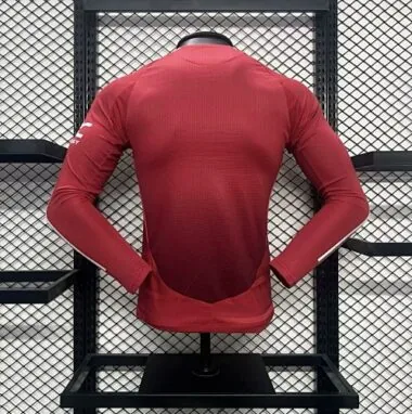 24-25 Manchester United Home Long Sleeve Kit Player Version Shirt