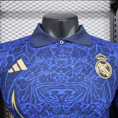 24-25 Real Madrid Dragon Special Edition Kit Blue Player Version Shirt Football AAAAJersey Supplier