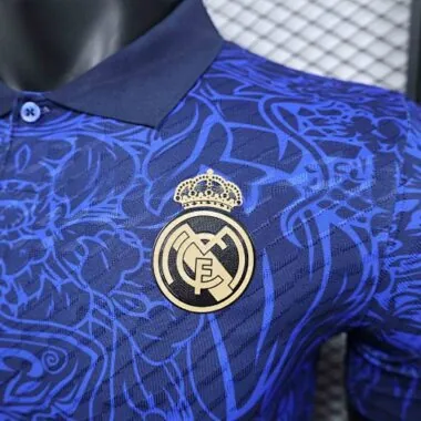 24-25 Real Madrid Dragon Special Edition Kit Blue Player Version Shirt Football AAAAJersey Supplier