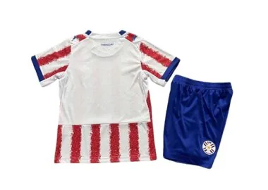 2026 Kids Paraguay Home Kit World Cup Cheap Football Jersey Wholesale Yupoo